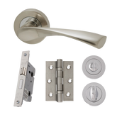 Solar Privacy Chrome & Nickel Tone